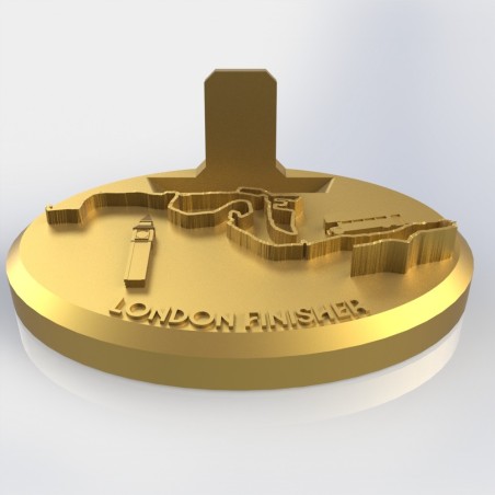 Support médaille édition Londres personnalisé / Impression 3D