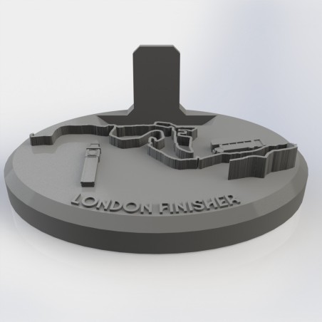 Support médaille édition Londres personnalisé / Impression 3D