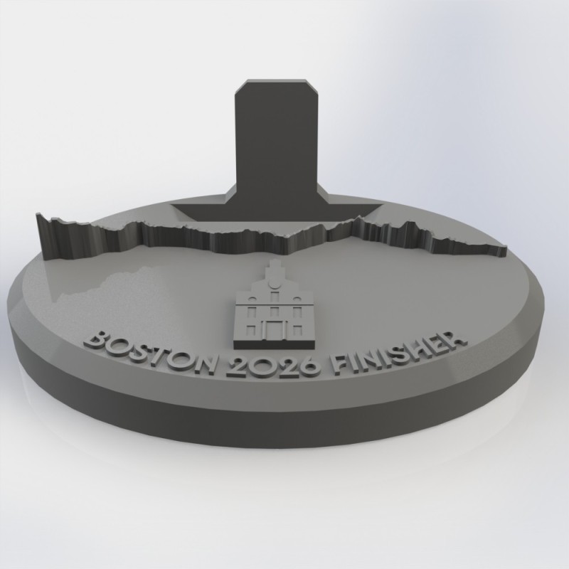 Support médaille édition Boston personnalisé / Impression 3D