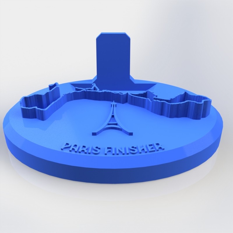 Support médaille édition Paris personnalisé / Impression 3D
