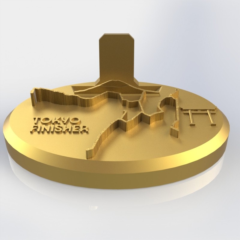 Support médaille édition Tokyo personnalisé / Impression 3D