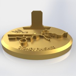 Support médaille édition Sydney personnalisé / Impression 3D