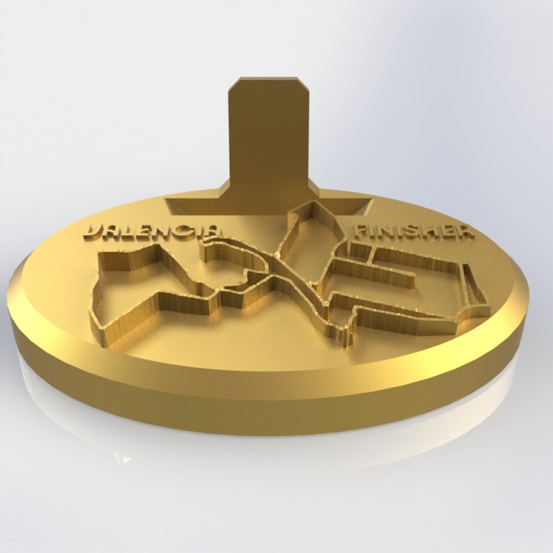 Support médaille édition Valencia personnalisé / Impression 3D
