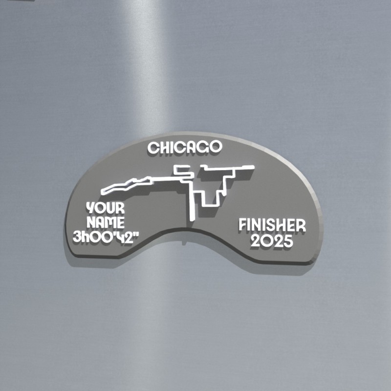 Magnet édition Chicago personnalisé - Impression 3D
