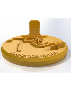 Support médaille édition Londres personnalisé / Impression 3D 2