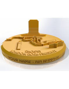 Support médaille édition Londres personnalisé / Impression 3D