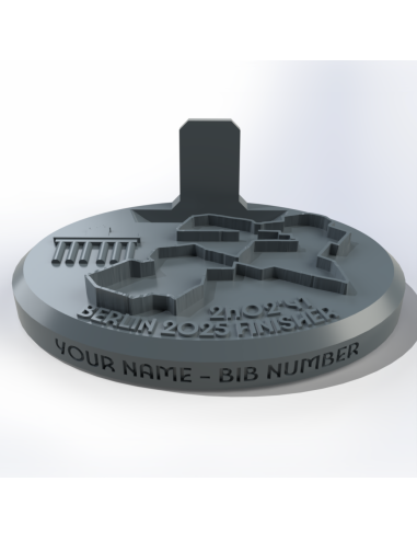Support médaille édition Berlin personnalisé / Impression 3D